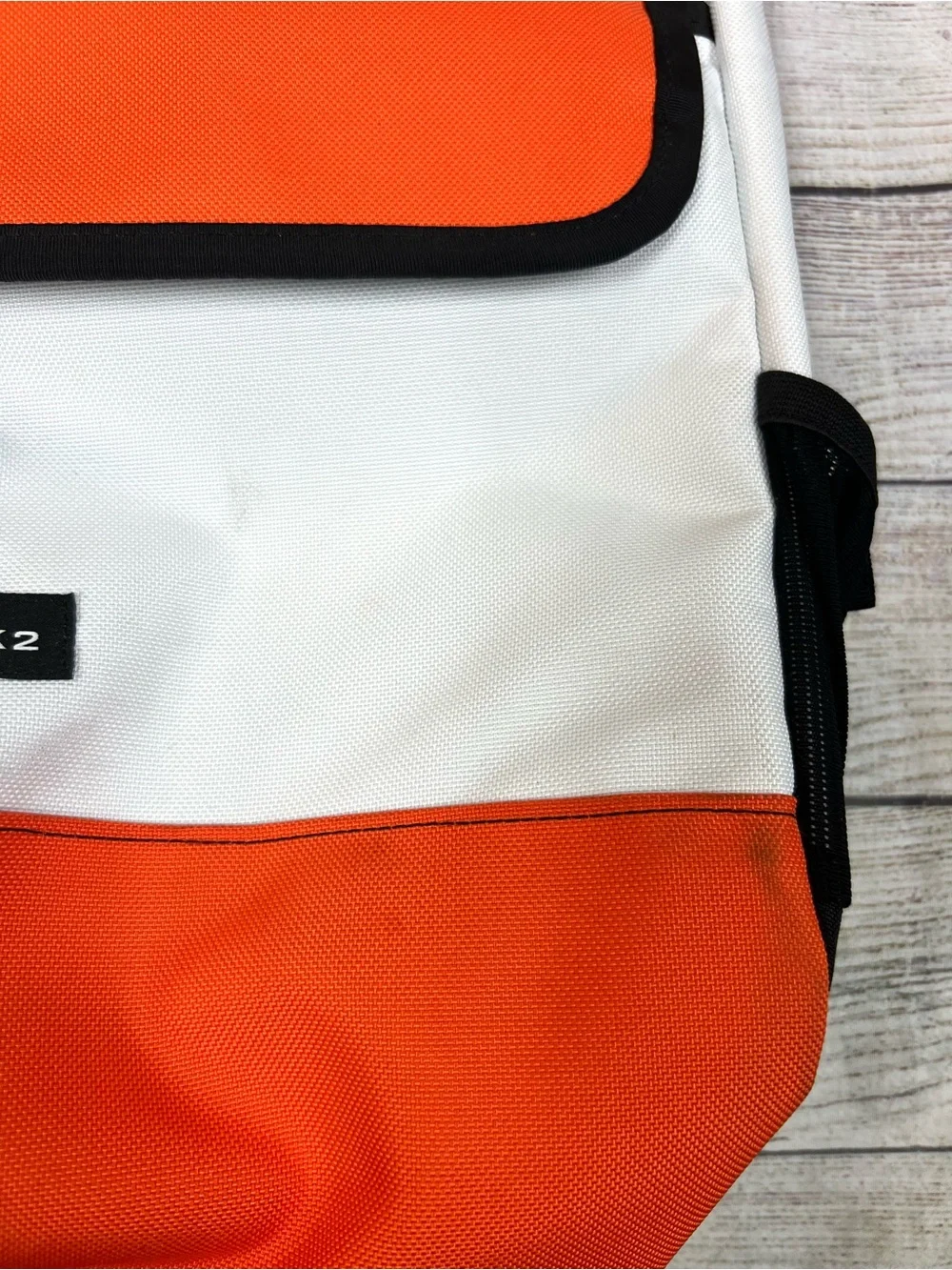TIMBUK2 Mini Prospect Day Backpack Cycling Travel Tech Tablet White Orange